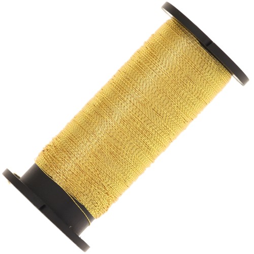 Filo metallico per ricamo in oro Kreinik - misura 1 - Oro scuro (321J) x40m