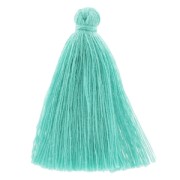 Pompon imitazione cotone 43-46 mm Teal x1|raw }}