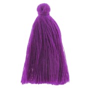 Pompon imitazione cotone 43-46 mm Amethyst x1|raw }}