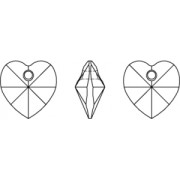 Cuori PureCrystal 6228 10,3x10 mm - Reinvented Peridot x6