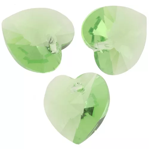 Cuore di cristallo puro 6228 14,4x14 mm - Reinvented Peridot x1