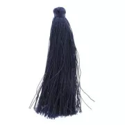 Pompon imitazione seta 63-66 mm Marino x1