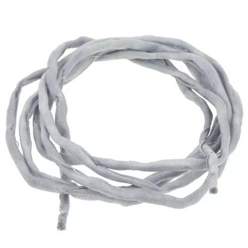 Cordoncino di seta 2 mm - Grigio x1m