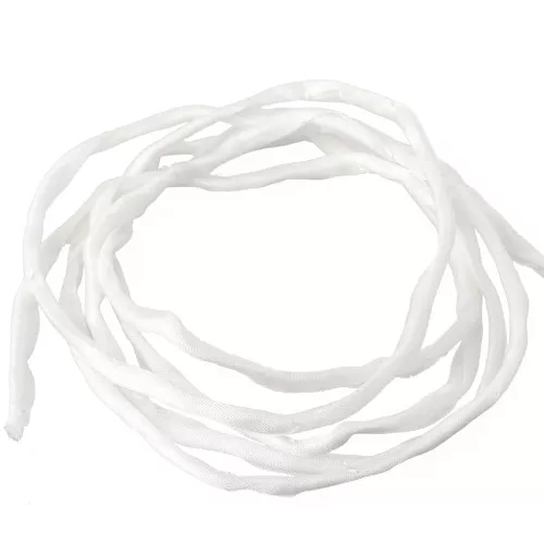 Cordoncino di seta da 2 mm - Bianco sporco x1m