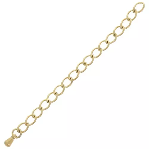 Catena di prolunga Rombo con maglia da 70 mm - Acciaio inox 304L Dorato x100