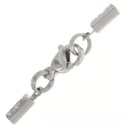 Moschettone con clip a laccio da 1,5 mm a 2 mm in acciaio inossidabile 304L x1