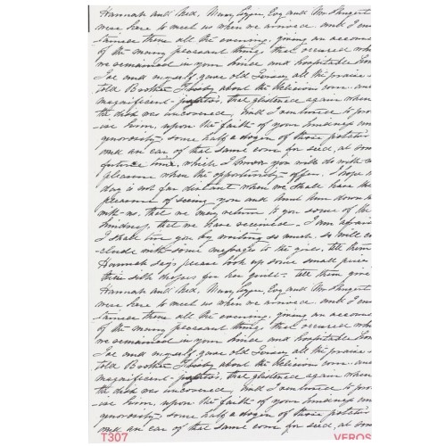 Foglio di trasferimento VeroS 13,5x9 cm - Carta solubile per pasta polimerica - N°307