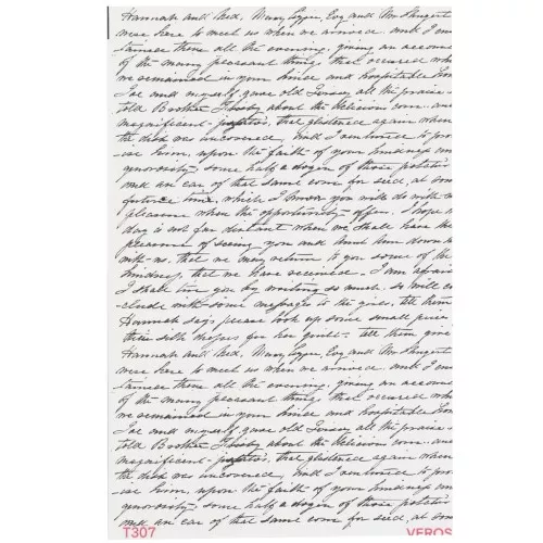 Foglio di trasferimento VeroS 13,5x9 cm - Carta solubile per pasta polimerica - N°307