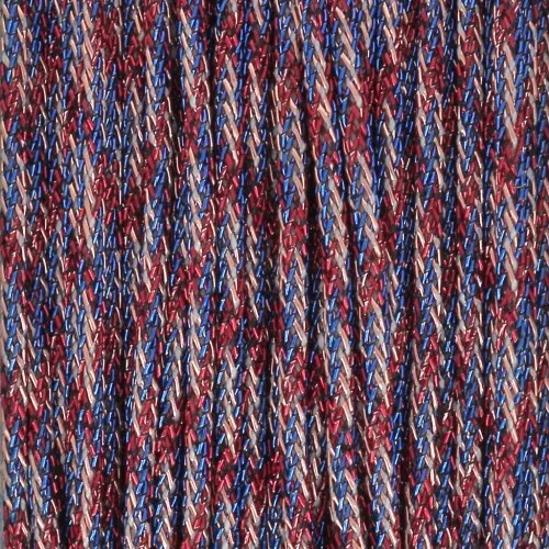 Filo di nylon intrecciato metallizzato da 0,85 mm - Premium - Blu - Rosso - Rame x10m