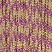Filo di nylon metallico intrecciato 0,85 mm - Premium - Dorato - Fucsia x10m