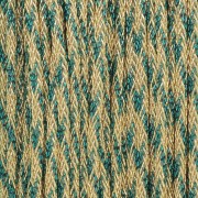 Filo di nylon intrecciato metallizzato da 0,85 mm - Premium - Dorato - Verde smeraldo x10m