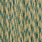 Filo di nylon intrecciato metallizzato da 0,85 mm - Premium - Dorato - Verde smeraldo x10m