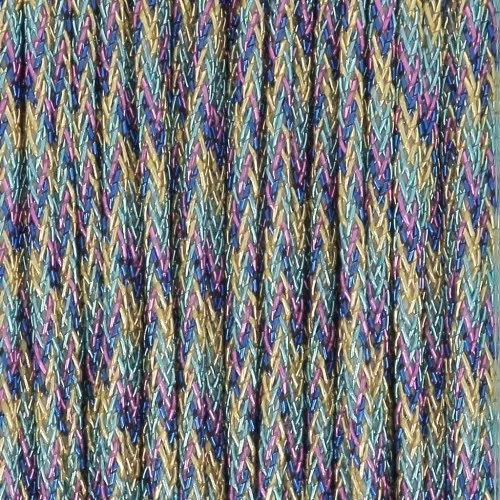 Filo di nylon intrecciato metallico 0,85 mm - Premium - Dorato - Multi-blu - Lilla x10m