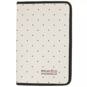 Porchette portattezzi 28,5x19 cm dy Perles and Co - Beige - Nero x1