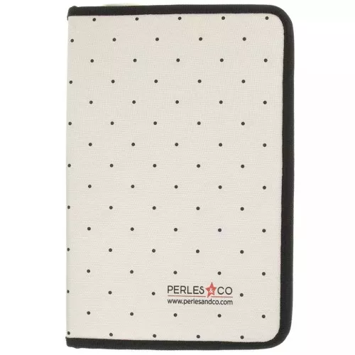 Porchette portattezzi 28,5x19 cm dy Perles and Co - Beige - Nero x1