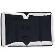 Porchette portattezzi 28,5x19 cm dy Perles and Co - Beige - Nero x1