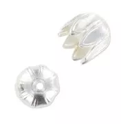 Coppetta tulipano mm. 9 argentato  x1
