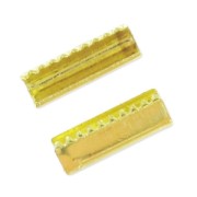 Terminali a stringere senza anelli mm. 10 dorato x10|raw }}