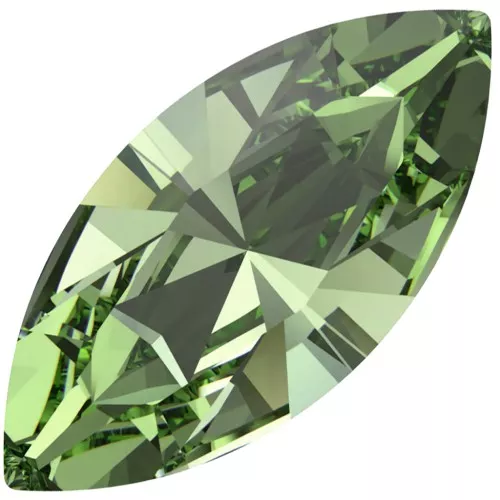 Navetta PureCrystal 4228 Navetta 15x7 mm - Reinvented Peridot x1