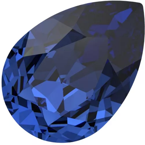 Cabochon PureCrystal 4320 10x7 mm -Reinvented Dark Sapphire x1