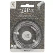 Filo tondo duro da 0,81 mm - Acciaio inox 316L x6m