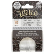 Filo di rame tondo ritorto da 0,81 mm, semiduro - Argentato anti-ossidazione x13.7m