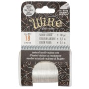 Filo di rame tondo ritorto da 1,02 mm, semiduro - Argentato anti-ossidazione, 9,1 m