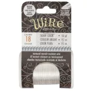 Filo di rame tondo ritorto da 1,02 mm, semiduro - Argentato anti-ossidazione x9.1m