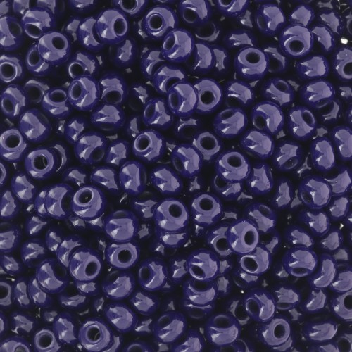 Perla Preciosa 8/0 da 3 mm - Blu scuro opaco x 20 g