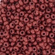 Perle di semi Preciosa 8/0 3 mm - Marrone opaco Tango x20g|raw }}