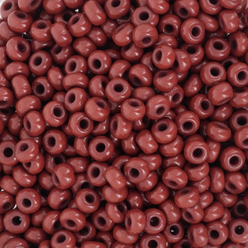 Perle di semi Preciosa 8/0 3 mm - Marrone opaco Tango x20g