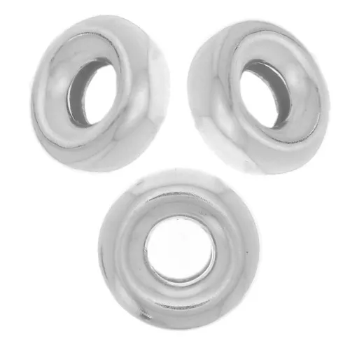 Perle tonde Heishi 5,5 mm - Argento 925 x8
