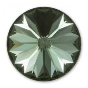 Cabochon PureCrystal 1122 Rivoli mm. 12 Black Diamond|raw }}