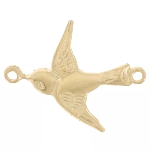 Distanziatore a rondine 20x17 mm - Gold filled x1