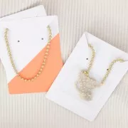 Tasche trasparenti adesive 30x38 mm per catene di collane e braccialetti x50