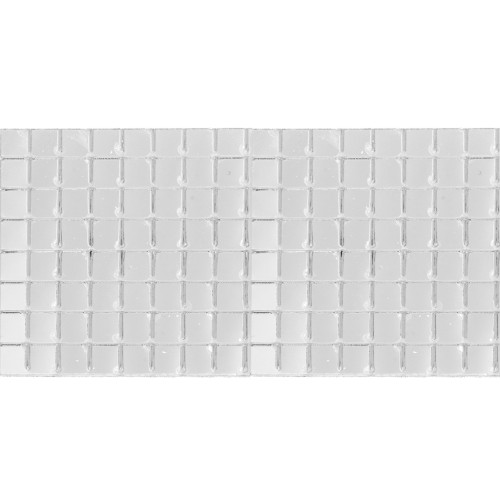 Set di 1600 mosaici quadrati adesivi a specchio 5x5 mm in acrilico - Argento x1