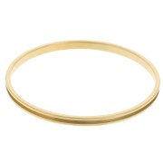 Bracciale 4x62mm per tessitura Delica 11/0 - 1 fila 1,5 mm Acciaio inox 304 Dorato|raw }}