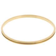 Bracciale 4x65mm per tessitura Delica 11/0 - 1 fila 1,5 mm Acciaio inox 304 Dorato|raw }}