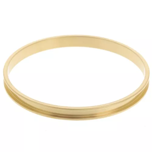 Bracciale 6x65mm per tessitura Delica 11/0 2 file 3,8 mm Acciaio inox 304 Dorato
