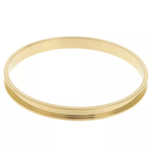 Bracciale 6x62mm per tessitura Delica 11/0 2 file 3,8 mm Acciaio inox 304 Dorato