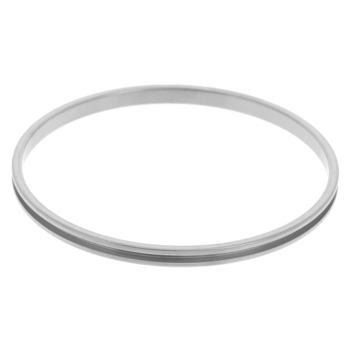 Bracciale 4x62 mm per tessitura Delica 11/0 - 1 fila 1,5 mm - Acciaio inossidabile 304