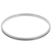 Bracciale 4x65 mm per tessitura Delica 11/0 - 1 fila da 1,5 mm - Acciaio inossidabile 304