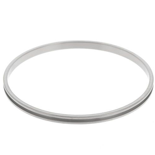 Bracciale 4x65 mm per tessitura Delica 11/0 - 1 fila da 1,5 mm - Acciaio inossidabile 304