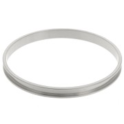 Bracciale 6x65 mm per tessitura Delica 11/0 - 2 file 3,8 mm - Acciaio inox 304|raw }}