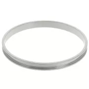 Bracciale 6x65 mm per tessitura Delica 11/0 - 2 file 3,8 mm - Acciaio inox 304