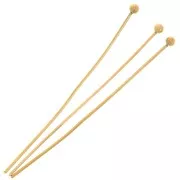 Chiodini pallina 40x0,6 mm - acciaio inossidabile 304 Dorato x6