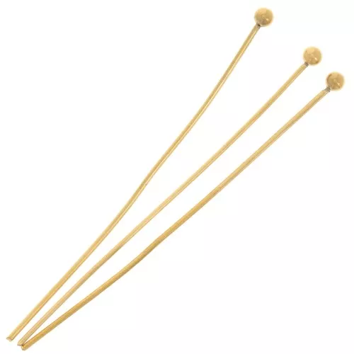 Chiodini pallina 40x0,6 mm - acciaio inossidabile 304 Dorato x6