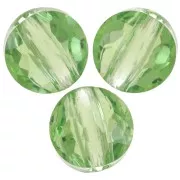 Perle - Perles rondes plates - 6 mm - Thin Round PureCrystal 5034 - Reinvented Peridot x6 Perles rondes plates - 6 mm - Thin Round PureCrystal 5034 - Reinvented Peridot x6