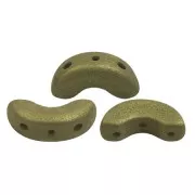 Perle in vetro Arcos® di Puca® 5x10 mm - Trendy Olive Mat x10g