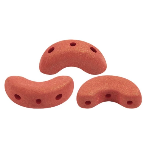 Perle in vetro Arcos® di Puca® 5x10 mm - Trendy Sienna Mat x10g